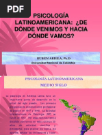 Psicología Latinoamericana, de Dónde Venimos y Hacia Donde Vamos PDF