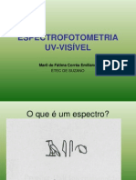 Aula Espectrofotometria Uvvis Marli