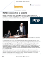 Reflexiones Sobre La Escena PDF