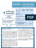 Daily Trade Journal - 19.08.2013