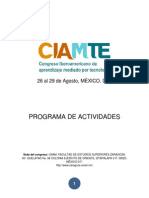 Programa CIAMTE2013