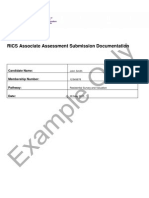 Associate Assessment Submission Document Example RSV