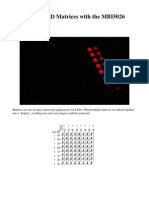 Controlling LED Matrices With The MBI5026 Driver