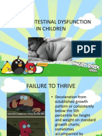 Gastrointestinal Dysfunction in Children