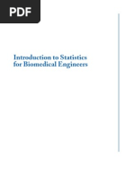 Introduction To Statistics For Biomedical Engineers