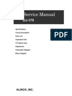 ALINCO DJ 175 Service Manual