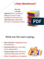 What Is A Data Warehouse?: A Single, Complete and Consistent Store of Data Obtained Ina What They Can