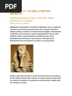 Amenofis IV y Su Bella Esposa Nefertiti