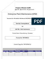 Sap PM End User Manual Reconditioning Shutdown