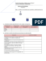 Cambios de Estado de La Materia