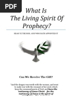 What Is The Living Spirit of Prophecy by Trent R. Wilde