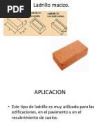 Ladrillos Macizos