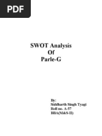 Parle G Swot