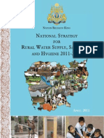 National Strategy For Rural Water Supply 2011-2025