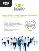 2013 Kaelo Brochure