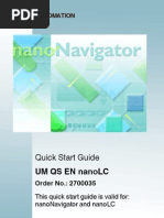 Quick Start Guide: Um Qs en Nanolc