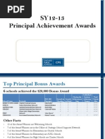 Principal Achievement Award Winners