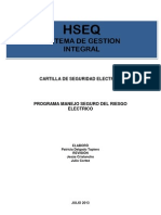 Cartilla de Seguridad Electrica