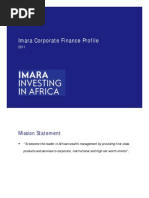 Imara Corporate Finance Profile June 2011