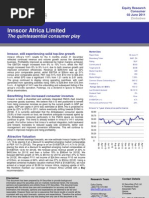 Innscor Africa The Quintessential Consumer Play 02.06.2011