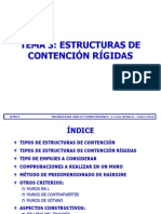 Tema 03 - Estructuras de Contención Rígidas