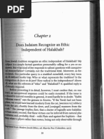 Does Judaism Recognize An Ethic Independent of Halakhah by Rav Aharon Lichtenstein