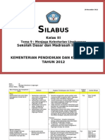 Silabus Menjaga Kelestarian Lingkungan Kls III - Ok