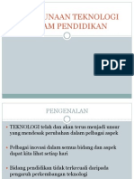 Penggunaan Teknologi Dalam Pendidikan