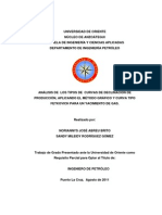 Analisis de Los Tipos de Curvas de Declinacion de Produccion