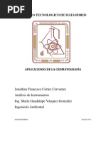 Aplicaciones de La Cromatografia