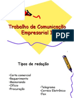 Trabalho Tipo de Redação Empresarial