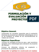 Evaluación Financiera de Proyectos