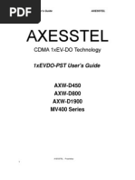 AxesstelPst EVDO Manual