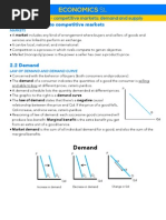 IB Economics SL 2 - Supply and Demand