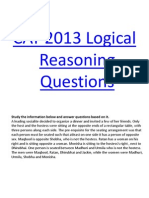 Logical Reasoning Question Bank