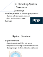 Chapter 2: Operating-System Structures: - Operating System Design - Interface Provided To Users & Programmers