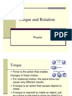 Torque and Rotation Physics