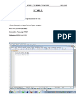 Html5 Cours Et Exercices