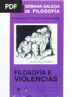 Xxiii Semana Galega de Filosofa - Dossier de Prensa