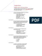 570 Examination Sample Items