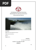 Trabalho de Intalaçoes Electricas (Universidade Jean Piaget de Angola)