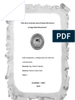 TAREA SEMANA 1 y 2 (Instalación y Configuración de Redes de Comunicación)