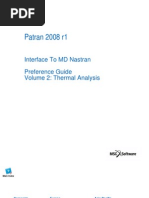 Patran 2008 r1 Interface To MD Nastran Preference Guide Volume 2: Thermal Analysis