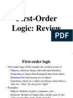 First-Order Logic: Review