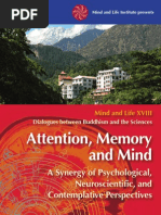 Dialogues Between Buddhism and Science Attention, Memory and Mind