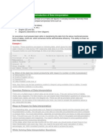 Introduction of Data Interpretation: Example-1