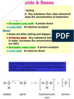 Acids Are Sour Tasting: Arrhenius Acid