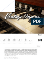 NI Kontakt Vintage Organs Manual English