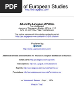 Francis Haskell, Art and The Language of Politics, Journal of European Studies 1974 Haskell 215 32