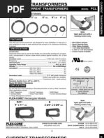 Split Core Current Transformers FCL: Circular Models